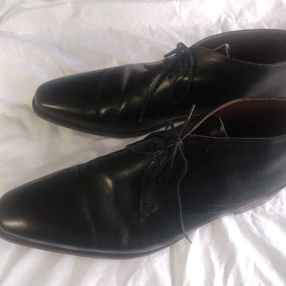 Floris Van Bommel Men's  Suede&Leather Chelsea Dress Laceup Boots Size 12C - Picture 7 of 12